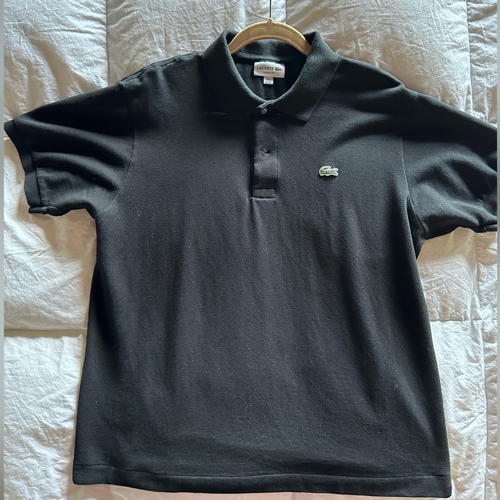 Black Lacoste XL Polo